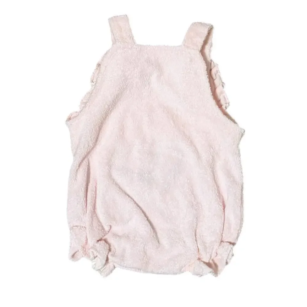 Vintage Carters | Terry Cloth Pink Romper Size 12 months